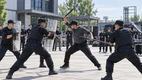 反恐防暴实训演练